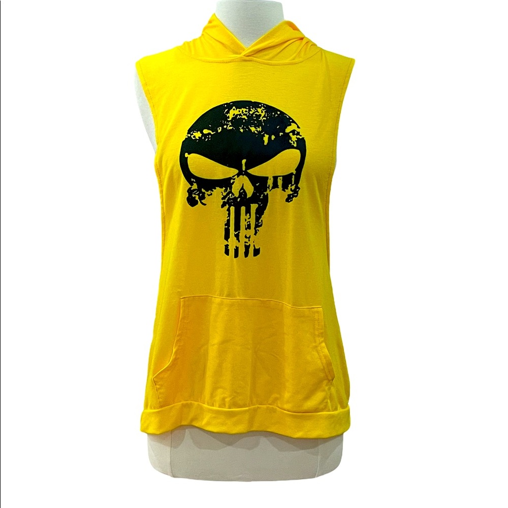 The Punisher Active Workout Muscle Top Size Large